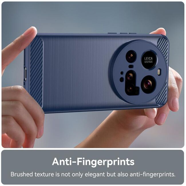 Husa pentru Xiaomi 15 Ultra Carbon Liquid Silicone, Albastru
