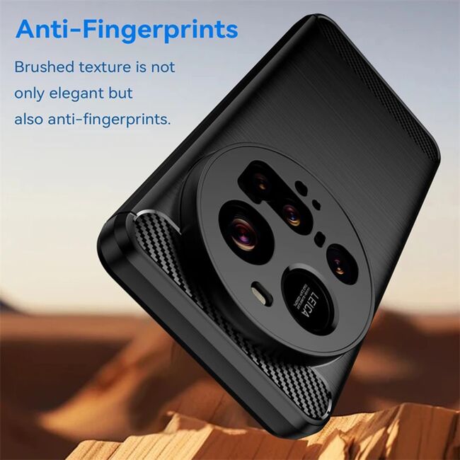 Husa pentru Xiaomi 15 Ultra Carbon Liquid Silicone, Negru