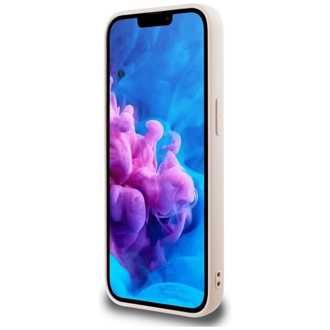 Husa premium pentru  iPhone 16e Guess Elegance Series - Crem