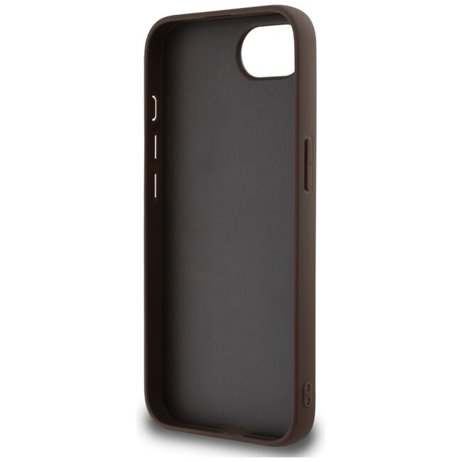 Husa premium pentru  iPhone 16e Guess Elegance Series - Maro 