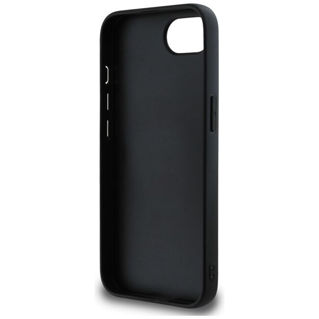 Husa premium pentru  iPhone 16e Guess Elegance Series - Negru denim