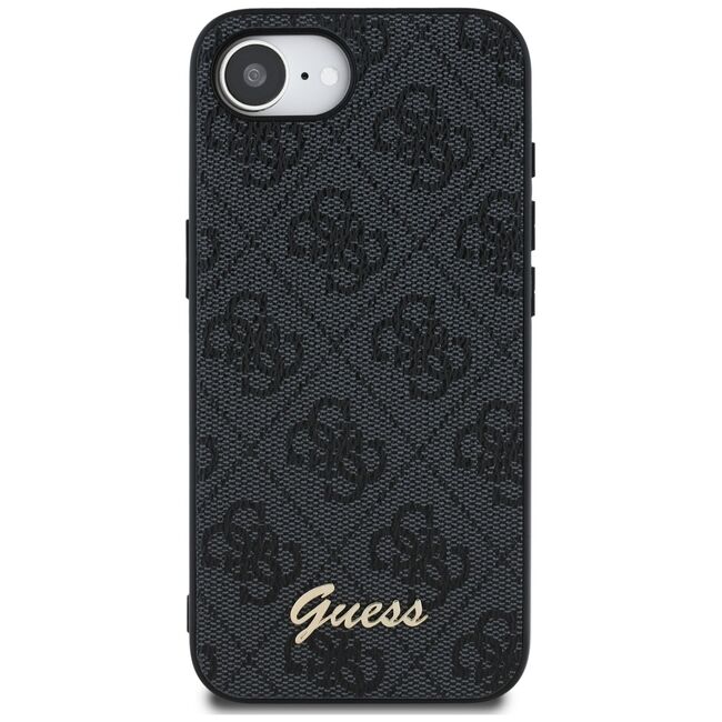 Husa premium pentru  iPhone 16e Guess Elegance Series - Negru