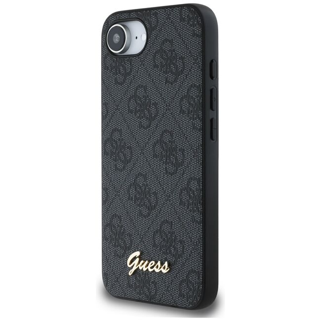 Husa premium pentru  iPhone 16e Guess Elegance Series - Negru