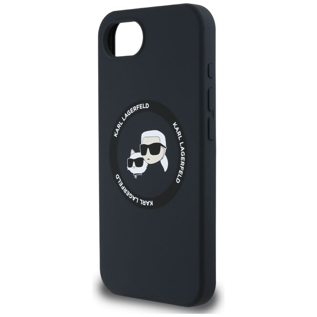 Husa premium pentru  iPhone 16e Karl Lagerfeld compatibila Magsafe - Negru