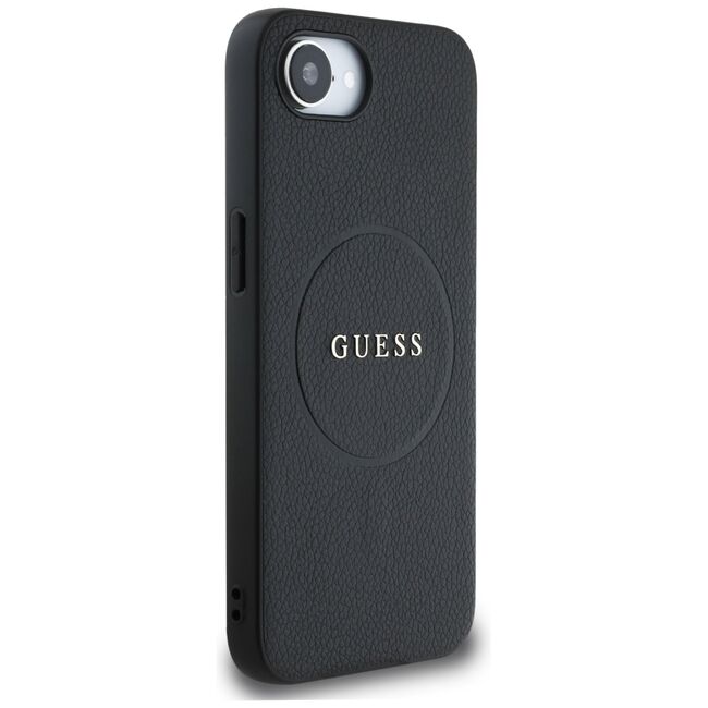 Husa premium pentru  iPhone 16e compatibila MagSafe Guess Luxury Series - Negru denim
