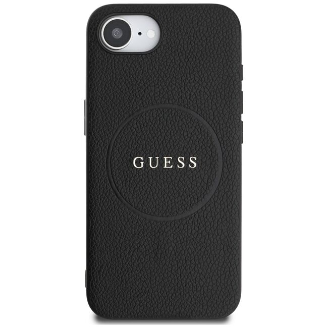 Husa premium pentru  iPhone 16e compatibila MagSafe Guess Luxury Series - Negru denim