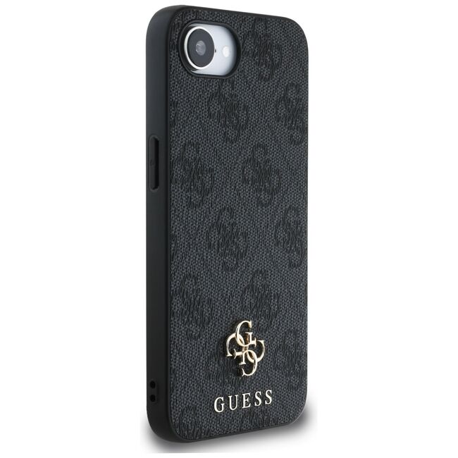 Husa premium pentru  iPhone 16e compatibila MagSafe Guess Luxury Series - Negru
