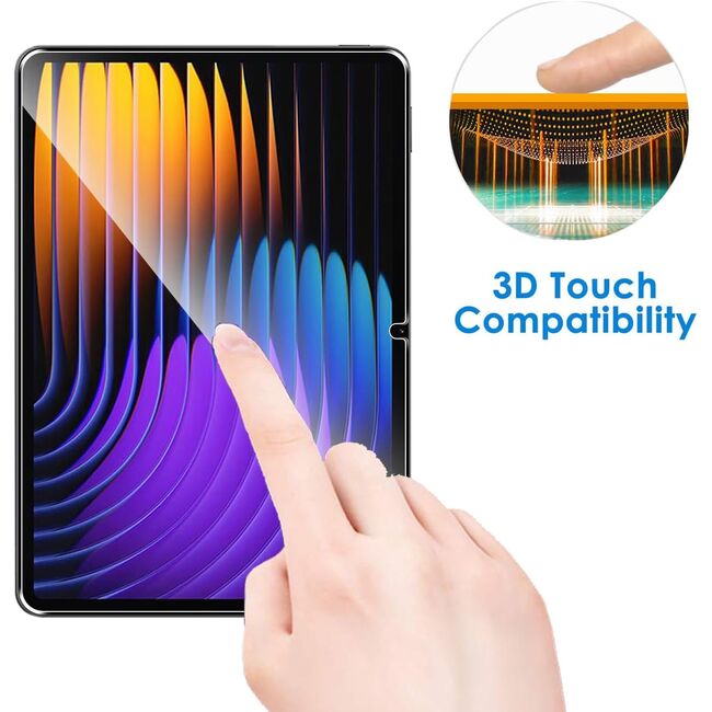 Set 2 x Folie de protectie pentru tableta Xiaomi Pad 7 / 7 Pro, Tempered Glass, transparenta