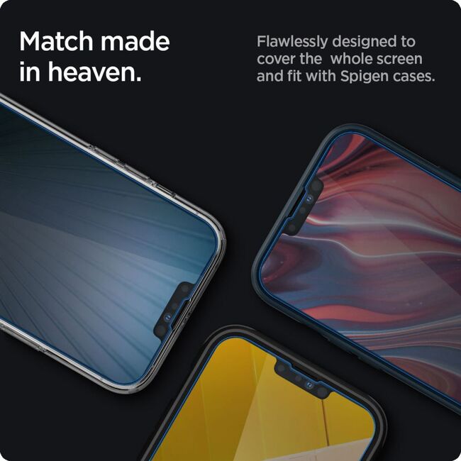 Folie iPhone 16e Spigen Glas.tR Slim, privacy