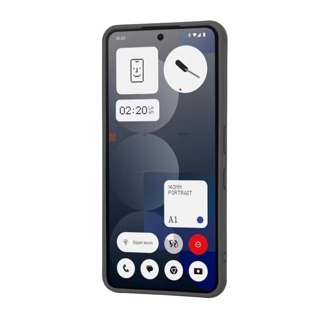 Husa pentru  Nothing Phone (3a) Pro cu MagSafe, Ghost Series, frosted - Negru
