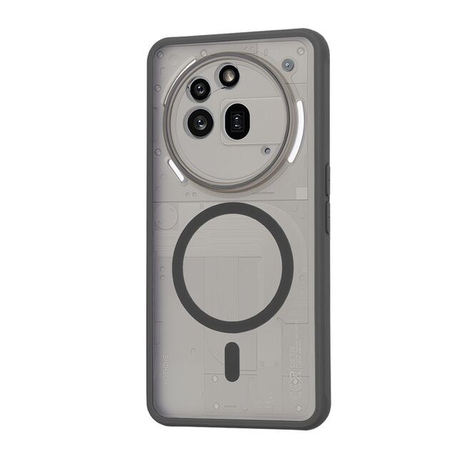 Husa pentru  Nothing Phone (3a) Pro cu MagSafe, Ghost Series, frosted - Negru