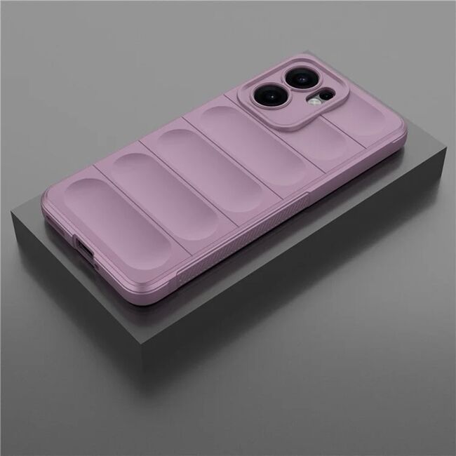 Husa pentru  Oppo Reno 13F, 13FS 4G, 5G Liquid Silicone, Microfibre Lining, Non-Slip Airbag Design, Albastru
