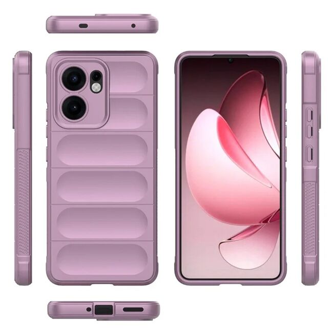 Husa pentru  Oppo Reno 13F, 13FS 4G, 5G Liquid Silicone, Microfibre Lining, Non-Slip Airbag Design, Verde