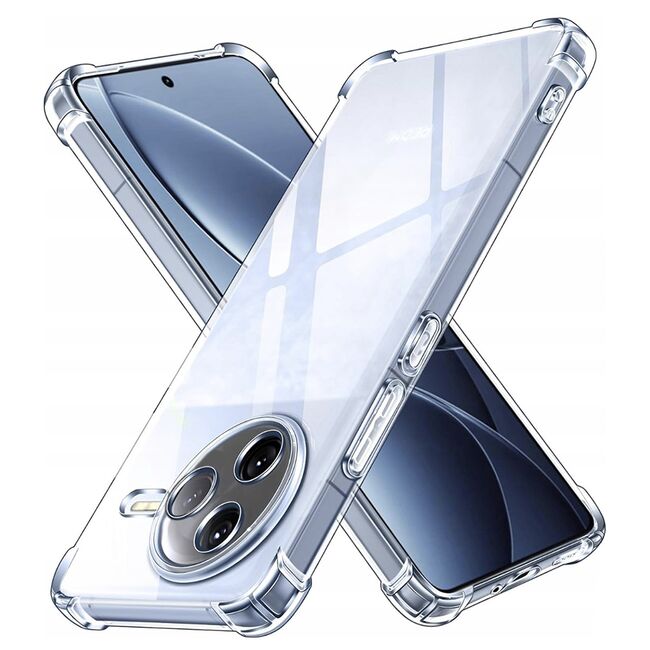 Husa pentru  Poco F7 Pro Slim Anti-Shock 1.5mm reinforced 4 corners, Transparent