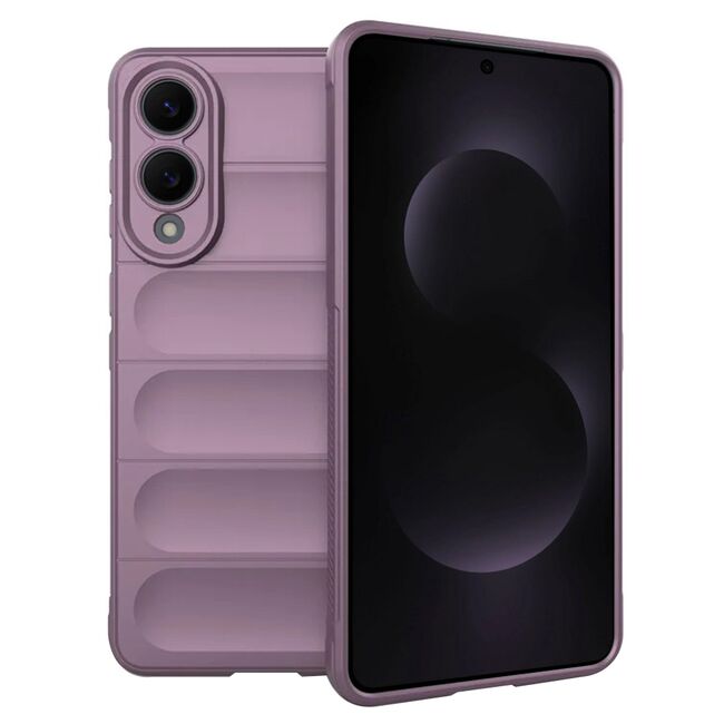 Husa pentru  Samsung Galaxy S25 Edge Liquid Silicone, Microfibre Lining, Non-Slip Airbag Design, Mov