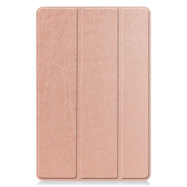 Husa pentru Samsung Galaxy Tab S10 FE 10.9 inch tip stand functie sleep/wake-up, protectie 360 - Rose Gold