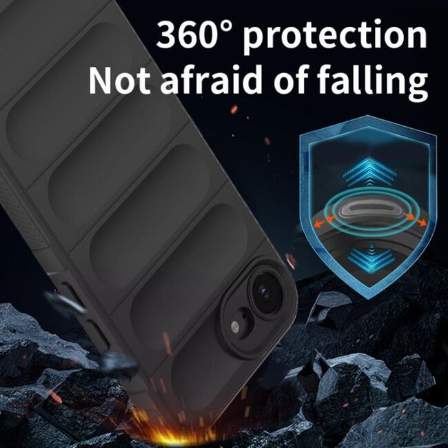 Husa pentru  iPhone 16e Liquid Silicone, Microfibre Lining, Non-Slip Airbag Design, Rosu