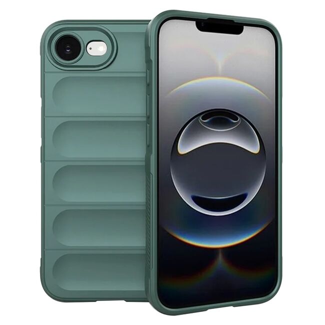 Husa pentru  iPhone 16e Liquid Silicone, Microfibre Lining, Non-Slip Airbag Design, Verde