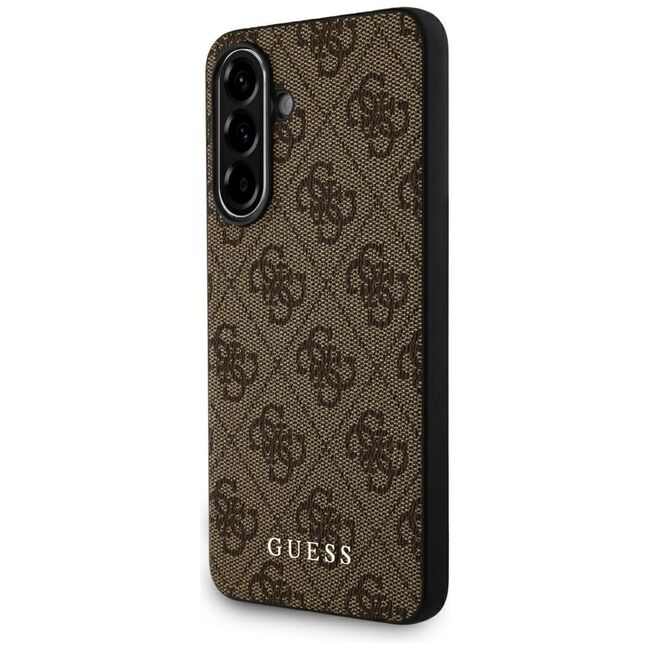 Husa premium pentru  Samsung Galaxy A36 Guess Elegance Series - Maro inchis
