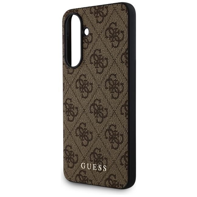 Husa premium pentru  Samsung Galaxy A36 Guess Elegance Series - Maro inchis