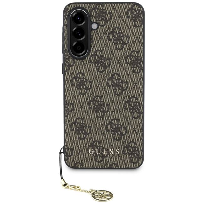 Husa premium pentru  Samsung Galaxy A56 Guess Elegance Series - Maro deschis