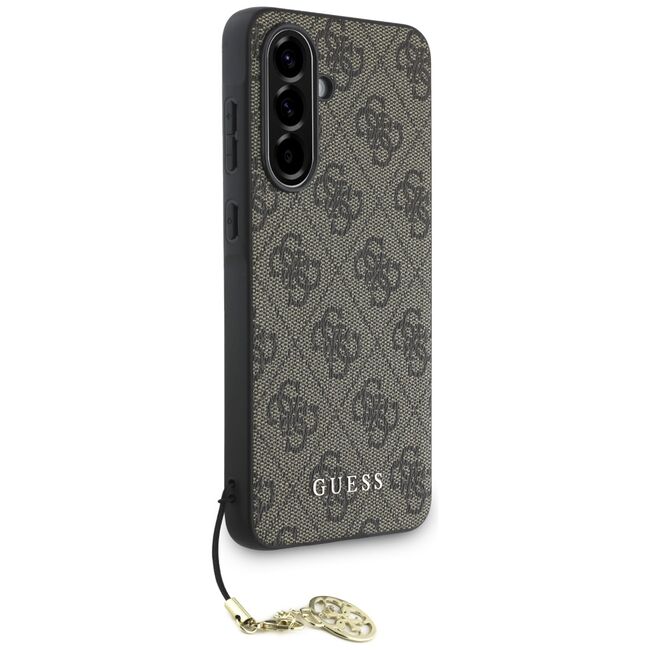 Husa premium pentru  Samsung Galaxy A56 Guess Elegance Series - Maro deschis