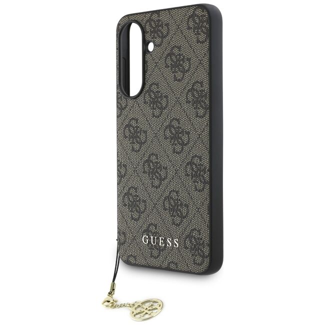 Husa premium pentru  Samsung Galaxy A56 Guess Elegance Series - Maro deschis