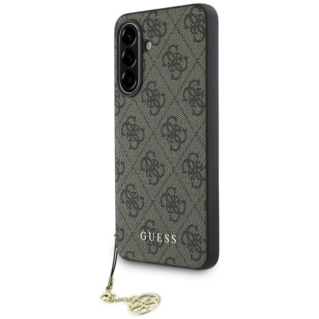 Husa premium pentru  Samsung Galaxy A56 Guess Elegance Series - Maro deschis