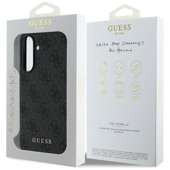 Husa premium pentru  Samsung Galaxy A56 Guess Elegance Series - Negru denim