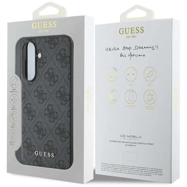 Husa premium pentru  Samsung Galaxy A56 Guess Elegance Series - Negru