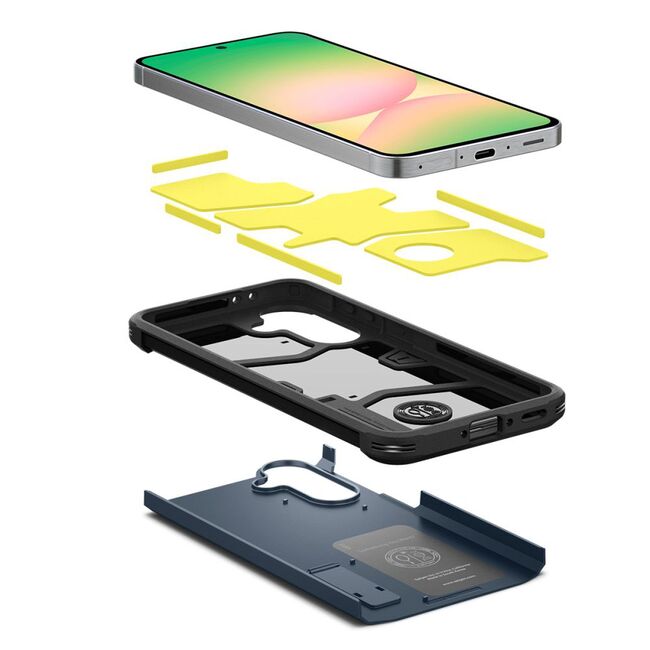 Husa premium pentru  Samsung Galaxy A56 Spigen - Tough Armor - Metal slate