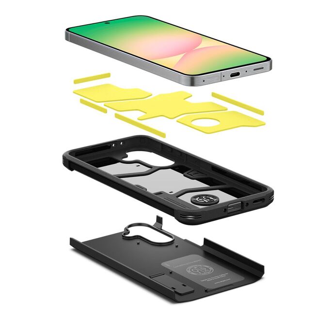 Husa premium pentru  Samsung Galaxy A56 Spigen - Tough Armor - Negru