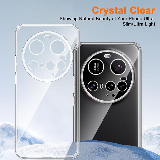 Husa pentru Xiaomi 15 Ultra Anti-Shock 1.5mm, cu protectie lentile, transparent