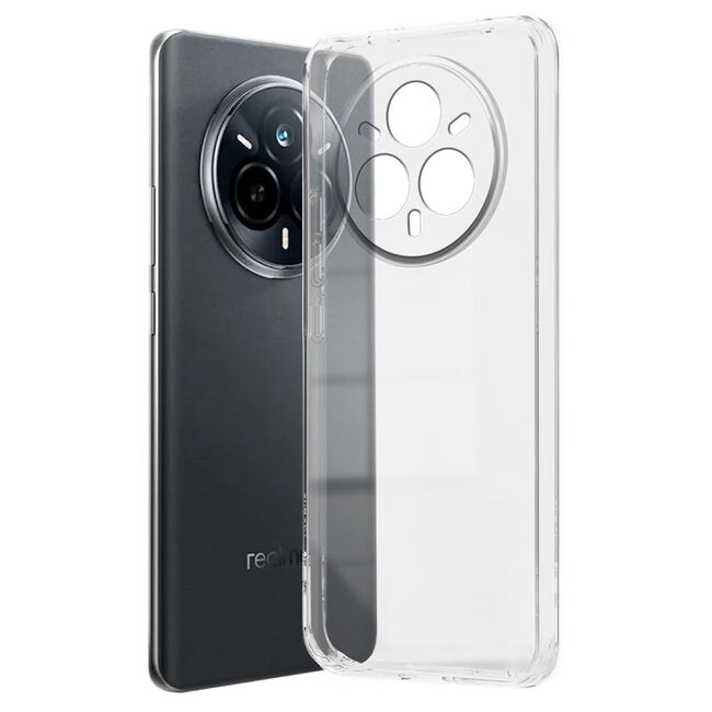 Husa pentru  Realme 14 Pro 5G, Anti-Shock 1.5mm, cu protectie lentile, Transparent