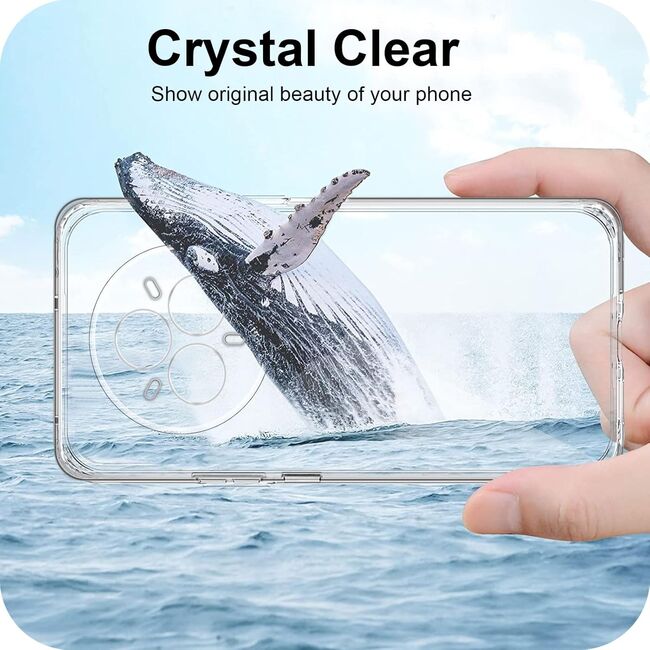 Husa pentru  Realme 14 Pro 5G, Anti-Shock 1.5mm, cu protectie lentile, Transparent
