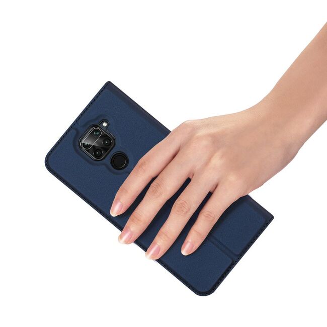 Husa DUX DUCIS Skin Pro Bookcase pentru Xiaomi Redmi Note 9 (albastru)