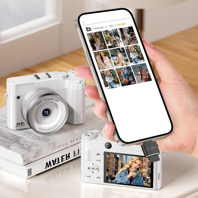 Cititor Carduri Micro SD / TF cu Conector USB-C – Compact, Transfer Rapid, Plug & Play, Negru