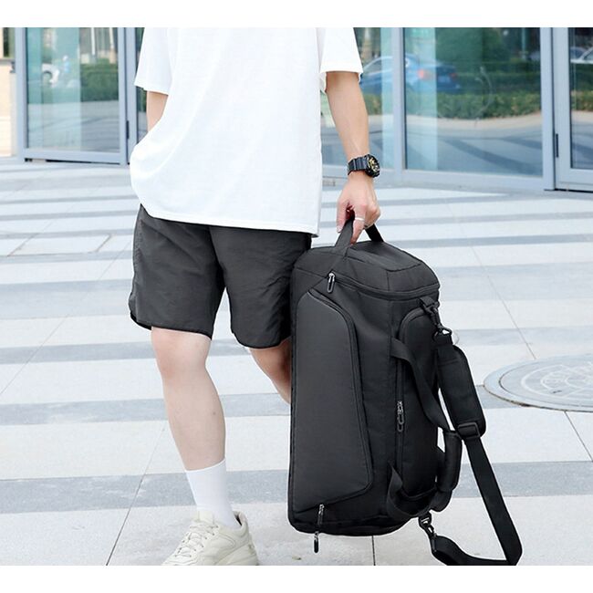 Geanta multifunctionala voiaj / sport – 40L, Impermeabila, cu Buzunar Termic și Compartiment pentru incaltaminte, Ideala pentru Sala, Calatorii si Antrenamente, 54 x 26 x 28 cm