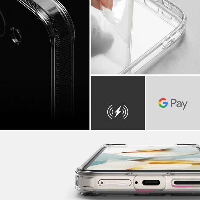 Husa pentru  Google Pixel 9A Ringke Fusion - Transparent mat