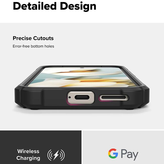 Husa pentru  Google Pixel 9A Ringke Rugged Gear - Negru darth vader