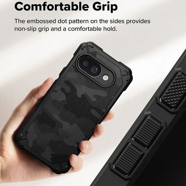 Husa pentru  Google Pixel 9A Ringke Rugged Gear - Negru darth vader