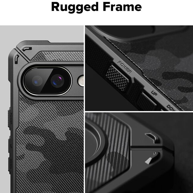 Husa pentru  Google Pixel 9A Ringke Rugged Gear - Negru darth vader