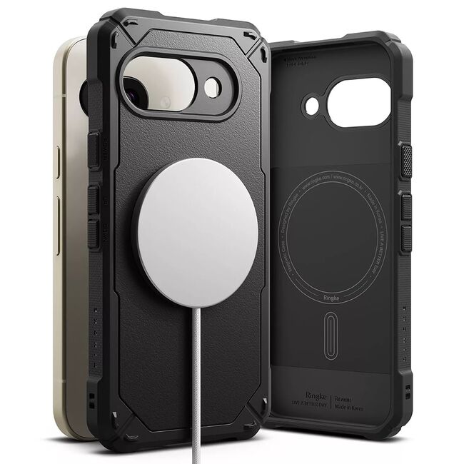 Husa pentru  Google Pixel 9A Ringke Rugged Gear cu Magsafe - Negru