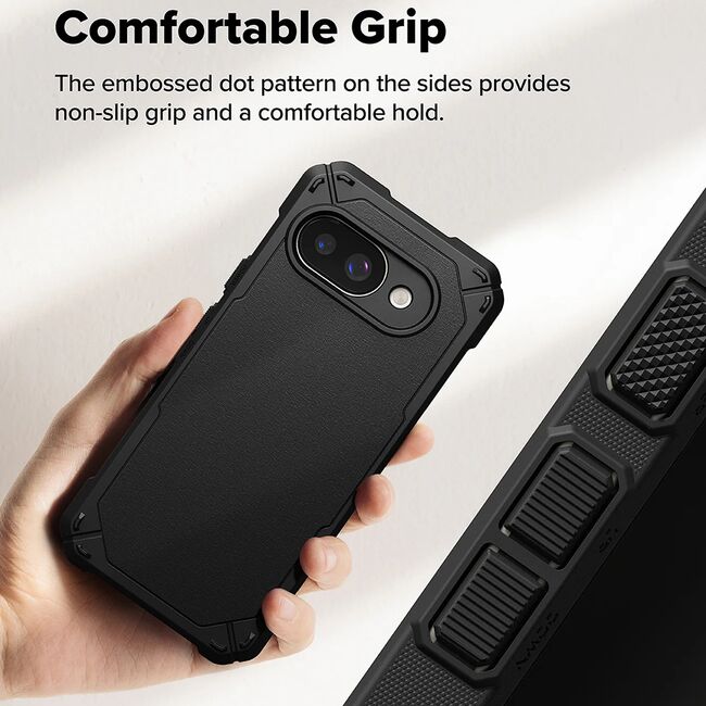 Husa pentru  Google Pixel 9A Ringke Rugged Gear - Negru