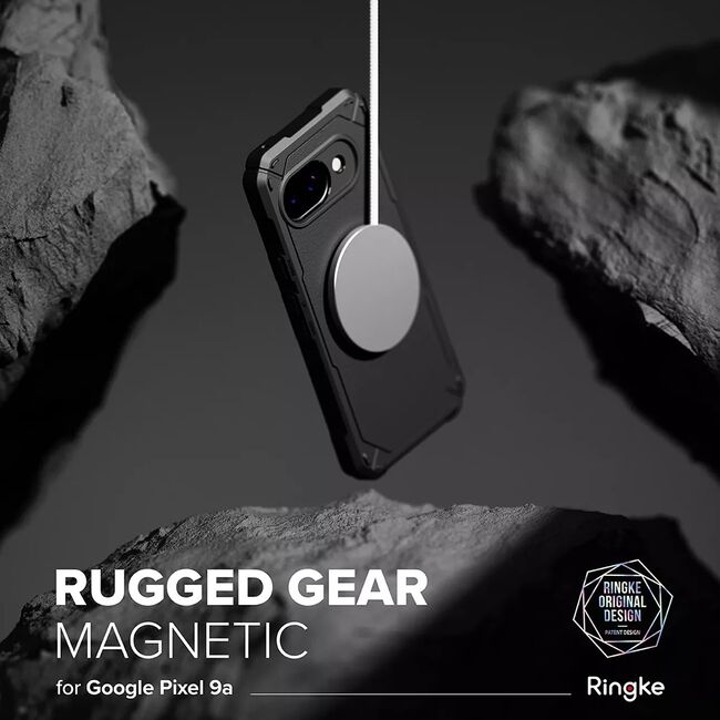 Husa pentru  Google Pixel 9A Ringke Rugged Gear cu Magsafe - Negru