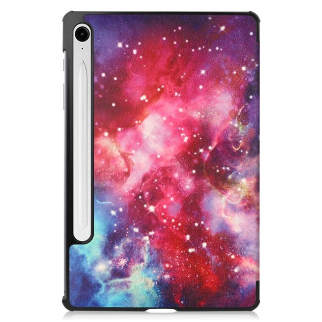 Husa pentru Samsung Galaxy Tab S10 FE 10.9 inch tip stand functie sleep/wake-up, protectie 360 - Galaxy