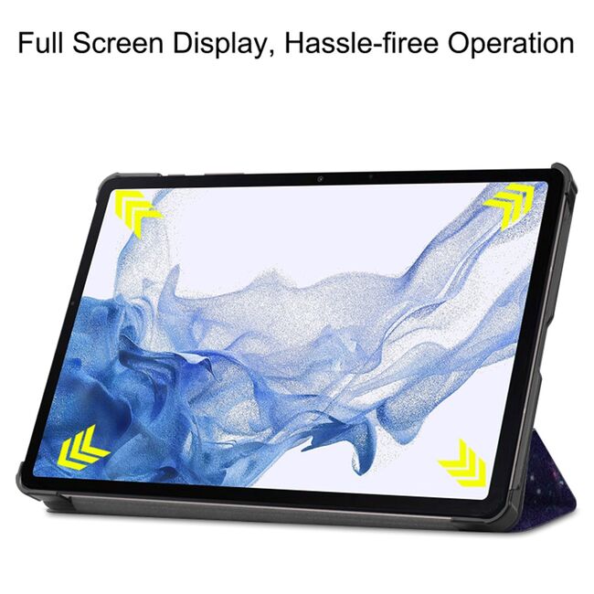 Husa pentru Samsung Galaxy Tab S10 FE 10.9 inch tip stand functie sleep/wake-up, protectie 360 - Galaxy