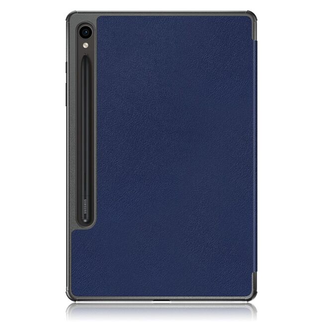 Husa pentru Samsung Galaxy Tab S10 FE 10.9 inch tip stand functie sleep/wake-up, protectie 360 - Albastru