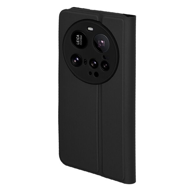 Husa pentru  Xiaomi 15 Ultra tip carte BookFlip, inchidere magnetica, Negru
