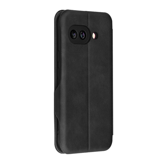 Husa tip carte pentru Google Pixel 9A Smart Wallet fata - spate protectie 360 - Negru